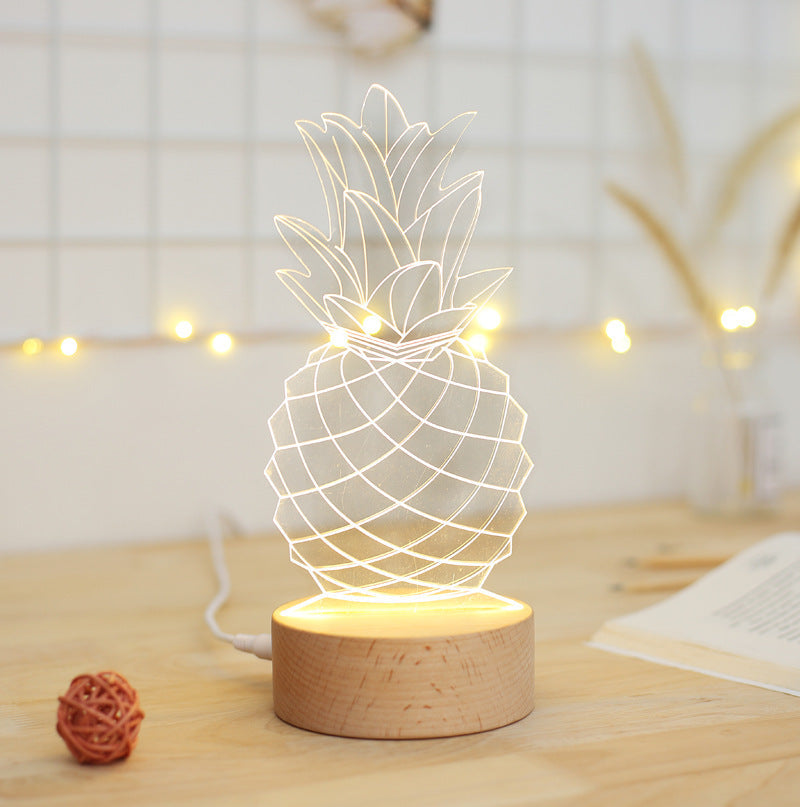 PineGlow — Pineapple 3D LED Night Light