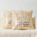 Gold  Stamping Velvet Cushion Cover (18x18" - 45x45 cm) - Set of 1 pcs-1
