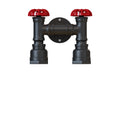 Twin Industrial Steampunk Water Pipe Wall Light E27~5686-5