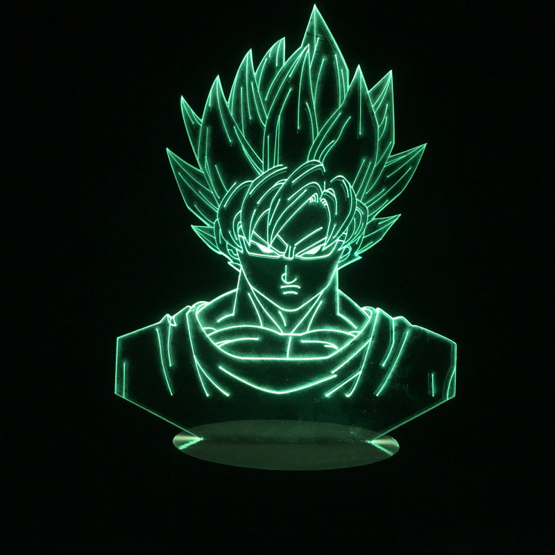 PixelGlow — Goku 3D Illusion Night Light