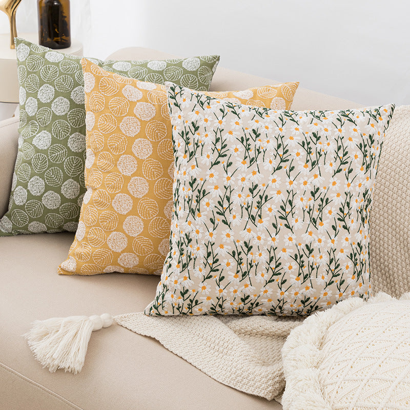 NovaEmbroider — Nordic Ins Style Embroidered Cushion Cover