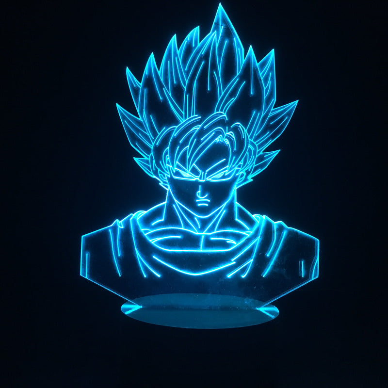 3D Illusion LED Lamp with Sun Wukong Design