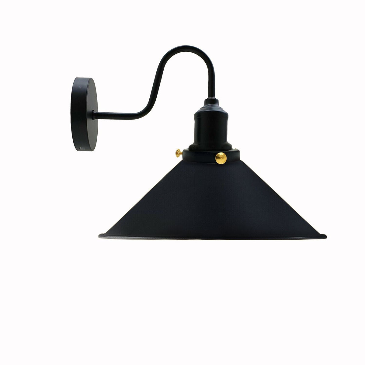 Industrial Wall Lights Indoor Swan Neck Indoor Sconce Meta  ~3391-2