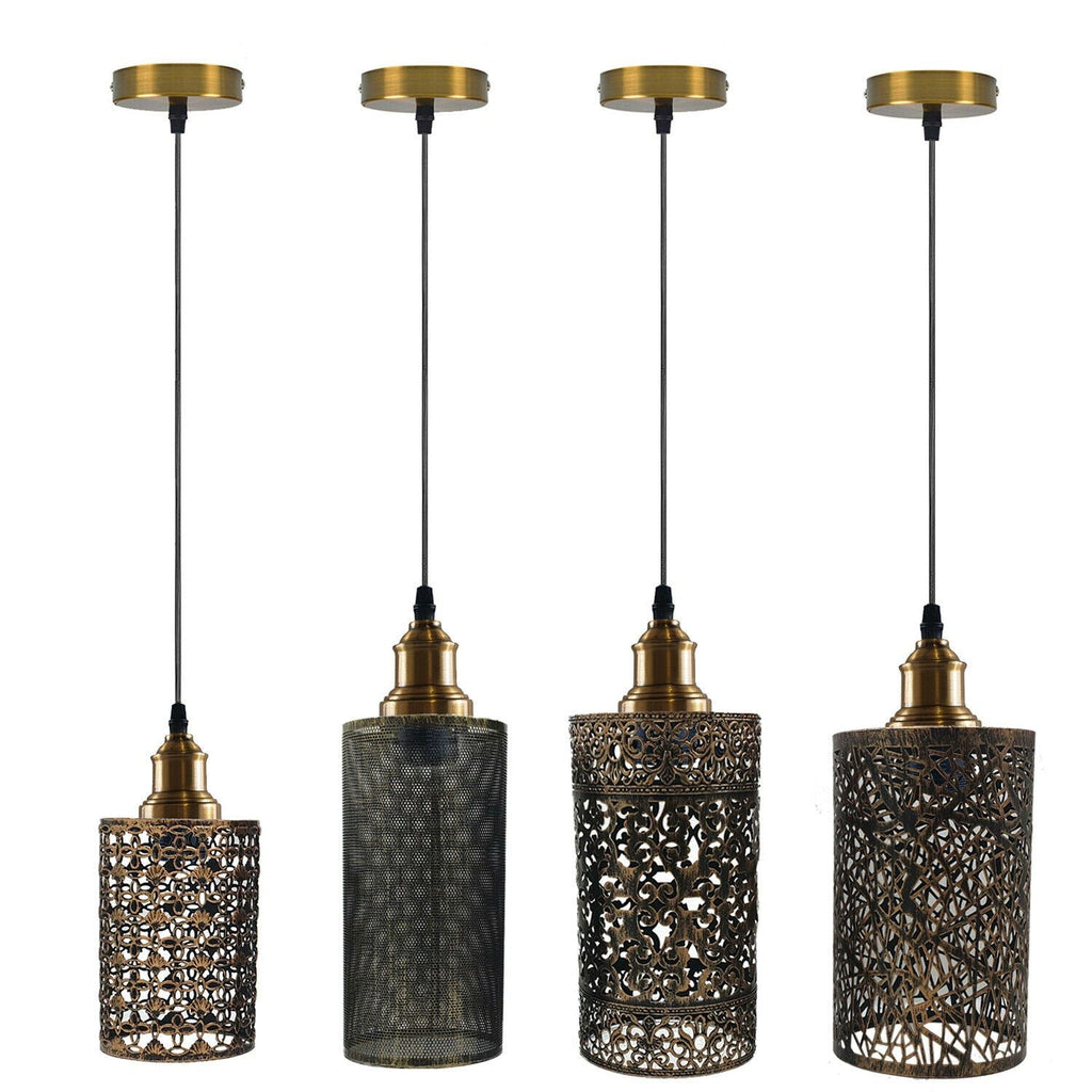 Industrial Metal Cage Pendant Ceiling Lamp Light~1316-3