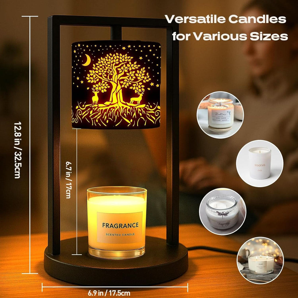 Candle Warmer Lamp With Programmable Dimmer Brightness-1