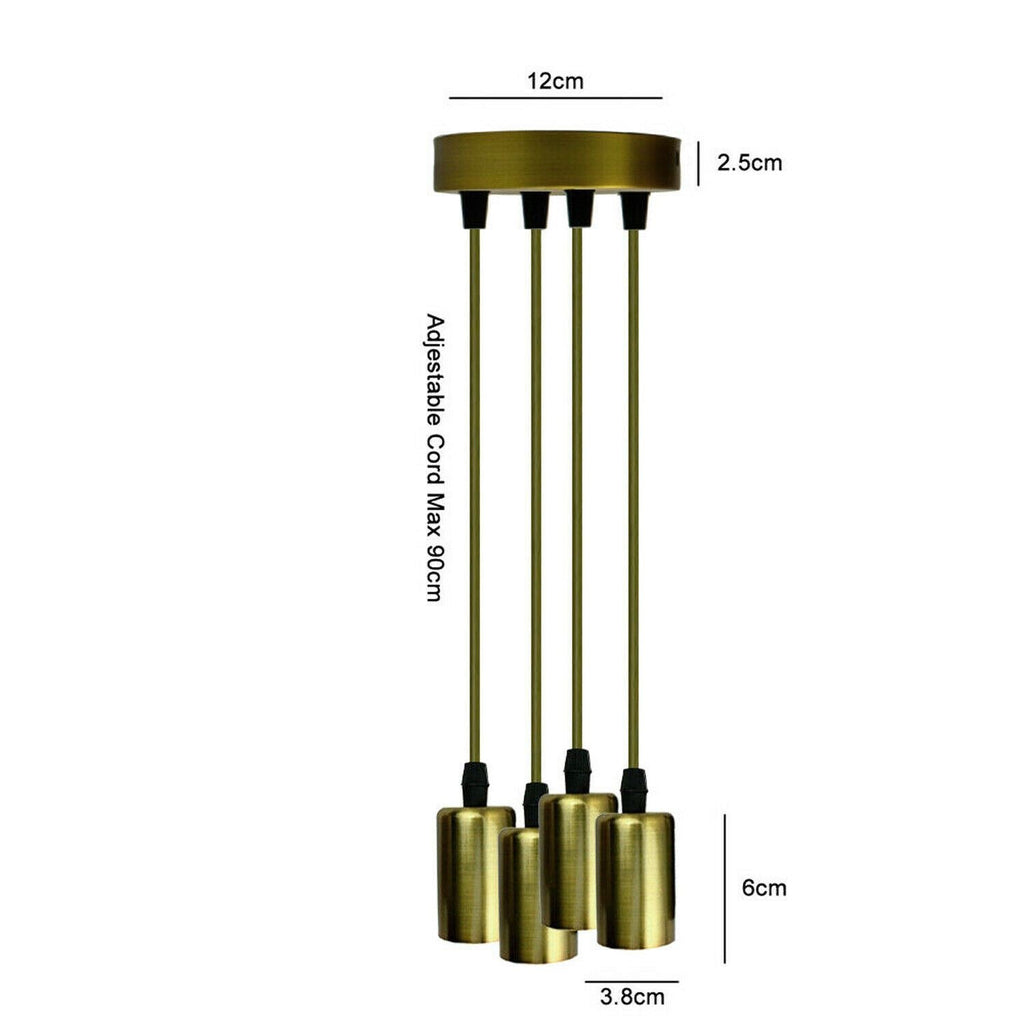 Modern golden Ceiling Light E27 Holder Pendant Lights~1294-4