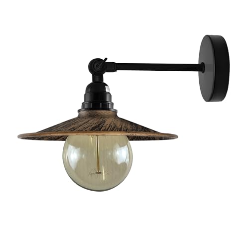 Metal Flat Shade Vintage Wall Sconce Wall Light Fixtures ~6136-8