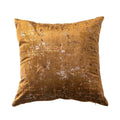 Coffee Colour Velvet Cushion Cover with Gold Stamping-3
