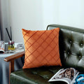 3D Pattern Velvet Cushion Covers 43x43cm (17 X 17 ")-5