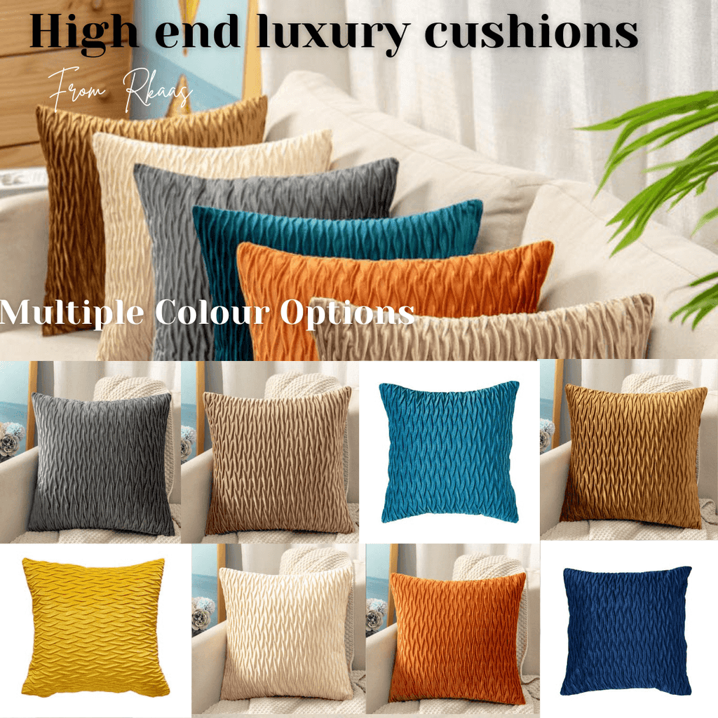 Scissors Pattern Velvet Cushion Covers ( 45X45CM, 50CMx50CM and 55x55CM)