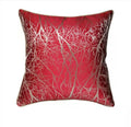 Branch  Pattern Jacquard Silk Soft Cushion Cover for Home Hotel-5