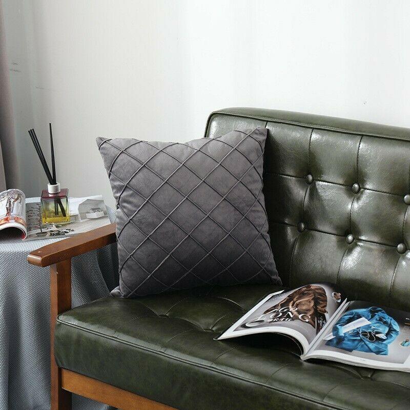 3D Pattern Velvet Cushion Covers 43x43cm (17 X 17 ")-6