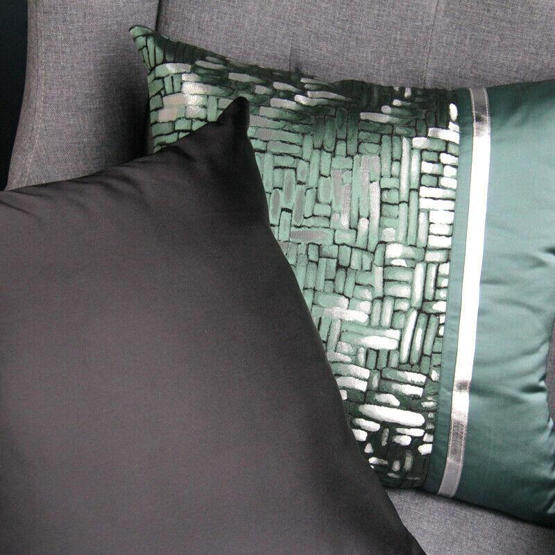 Modern Style Jacquard Silk Soft Cushion Cover Home Hotel 43x43 Cm-3