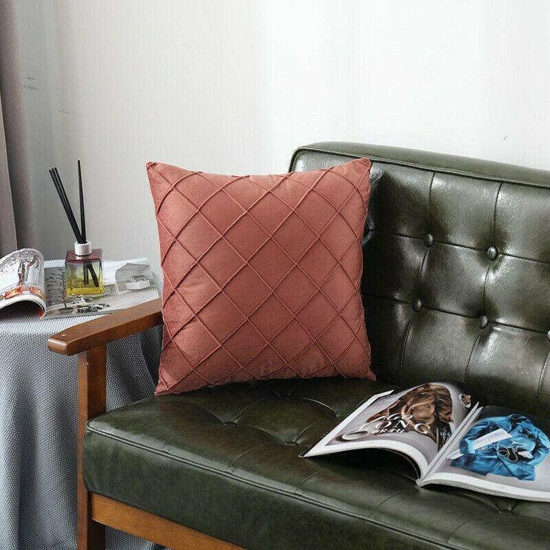 3D Pattern Velvet Cushion Covers 43x43cm (17 X 17 ")-8