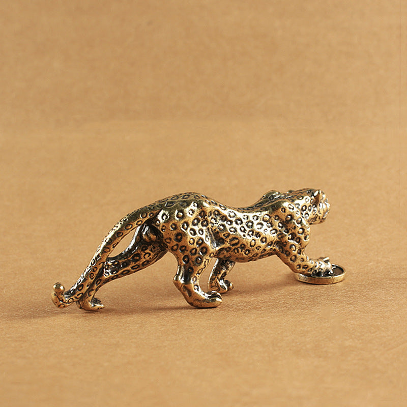 NovaPard — Brass Vintage Leopard Figurine