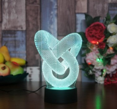 TouchGlow 3D — Touch Control Colour LED Night Light