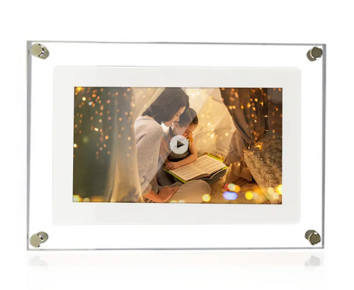 Acrylic Transparent Digital Photo Frame & Video Player