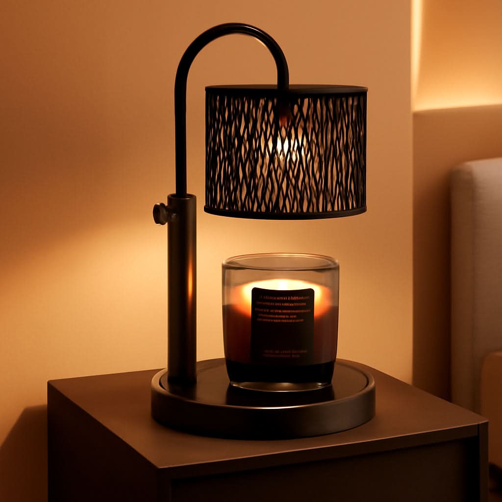 Electronic Candlelight Warmer Lamp With Timer Dimmer-0