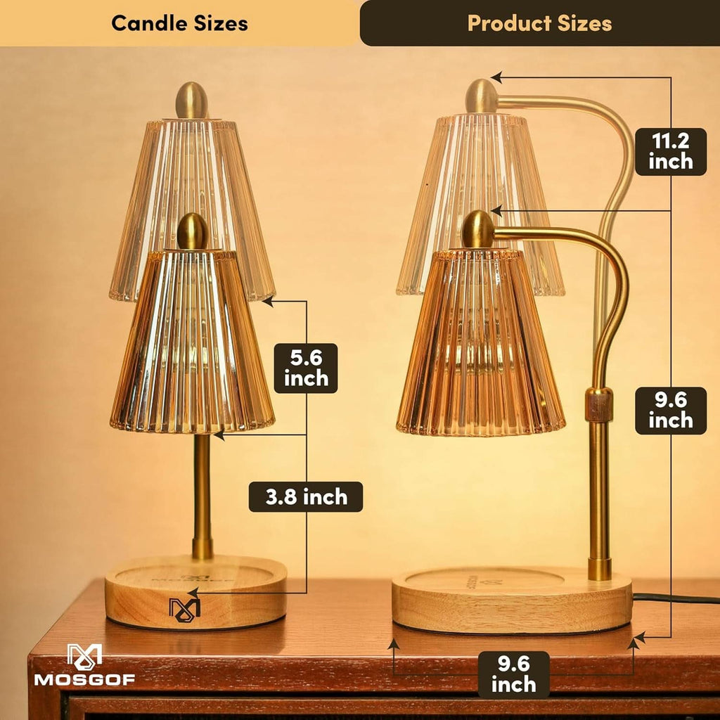 Stylish Candle Warmer Lamp With Programmable Timer-1
