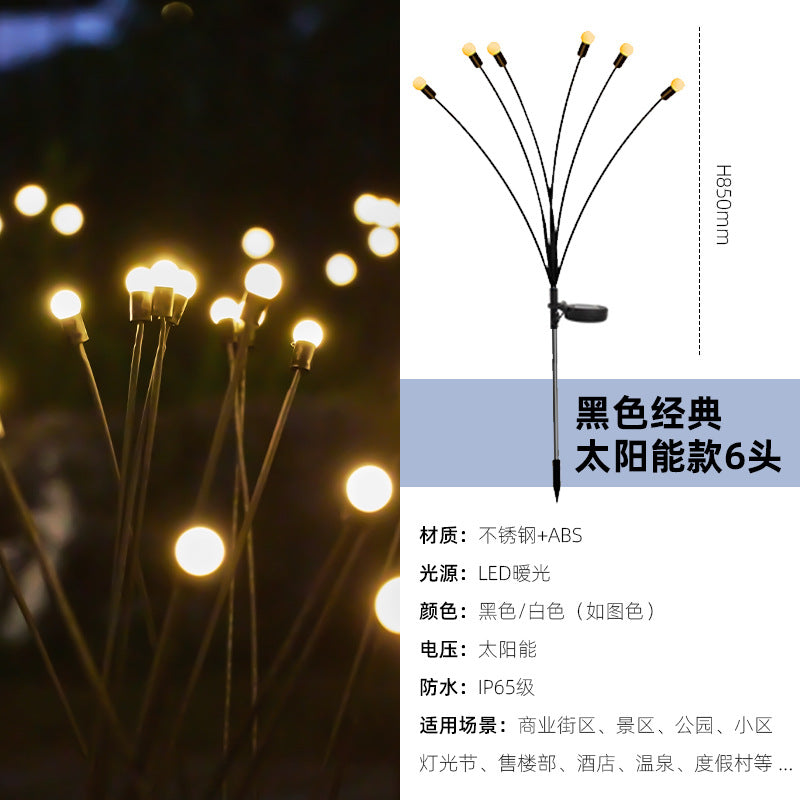 LED Solar Firefly Light for Outdoor Garden Decor