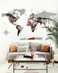 Premium 3d wood world map | RUBY Birdywing®-0