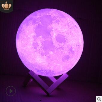 Touch Control Dual Color Moonlight LED Lamp
