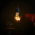 Dimmable led light filament Amber Warm white bulb_E27 A60 8W~4419-0