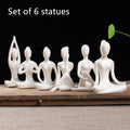 Abstract Yoga Girl Ceramic Home Decor Figurine