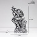 European Thinker Sculpture - Creative Home Decor Accent