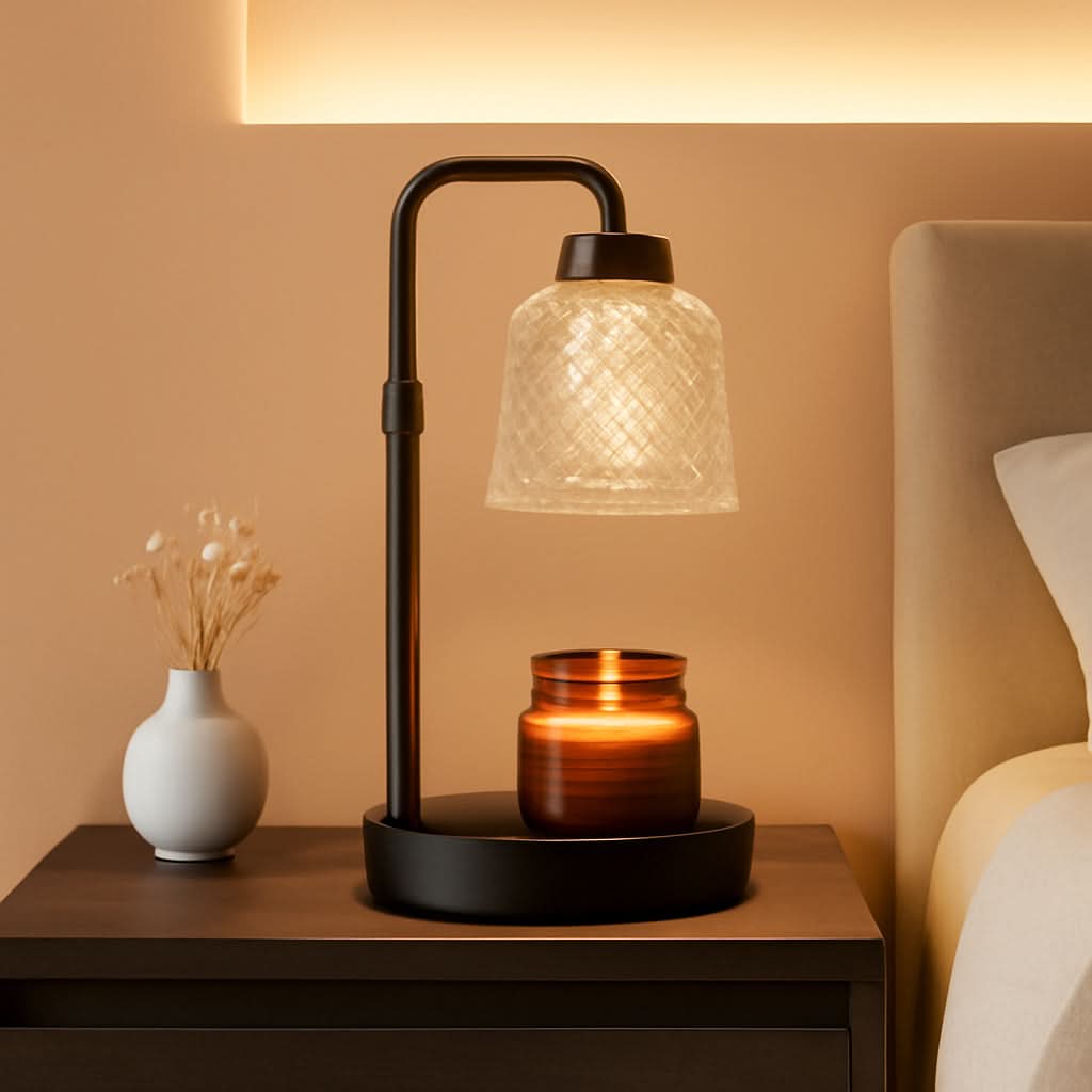 Coalblack Candle Warmer Lamp Featuring Timer Dimmable-0