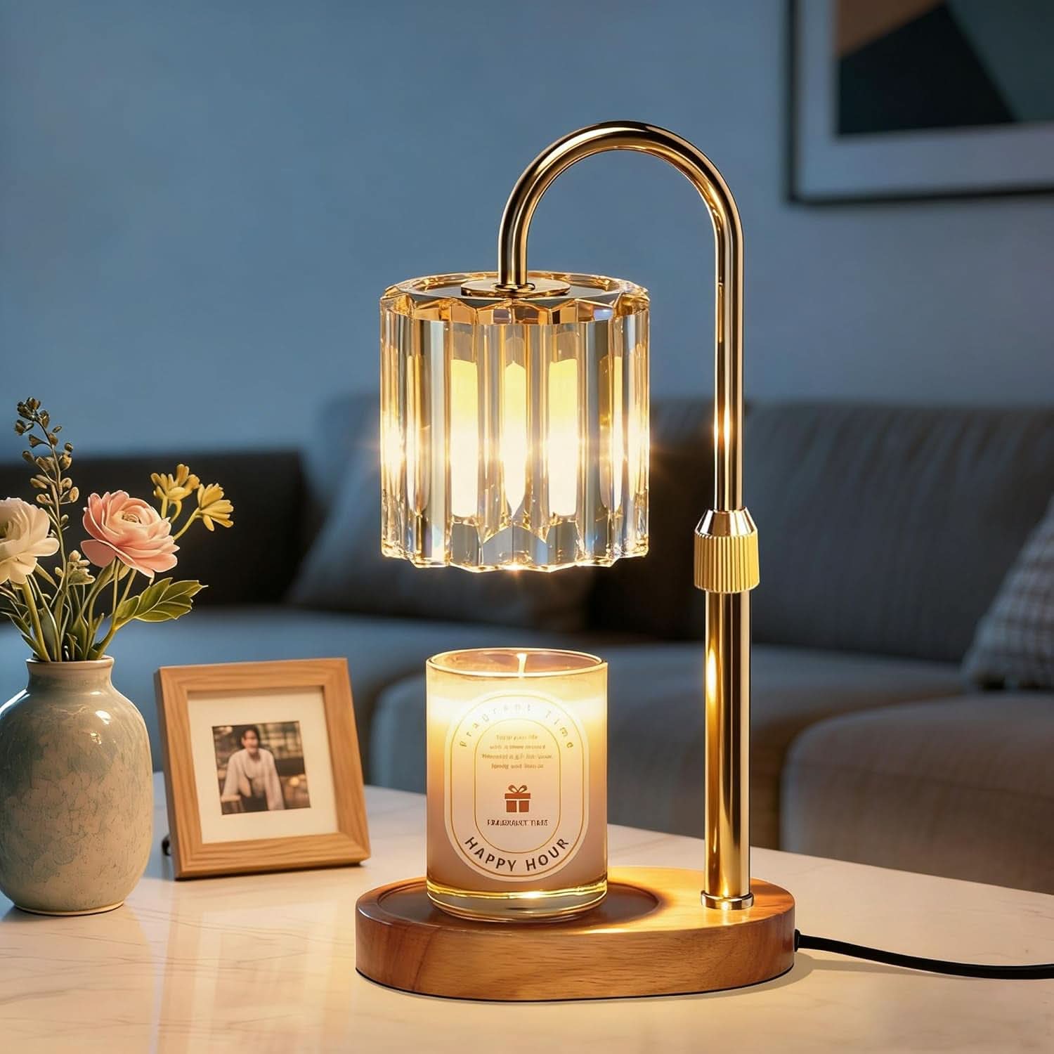 Candle Warmer Lamp With Extended Adjustable Height-0