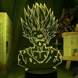 PixelGlow — Goku 3D Illusion Night Light
