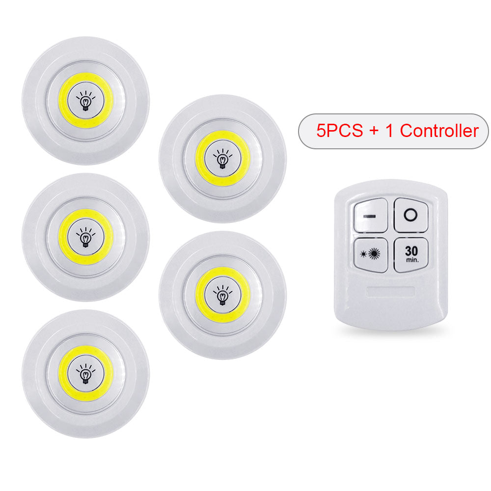 Wireless Remote Control COB Touch Lamp with Warm Light