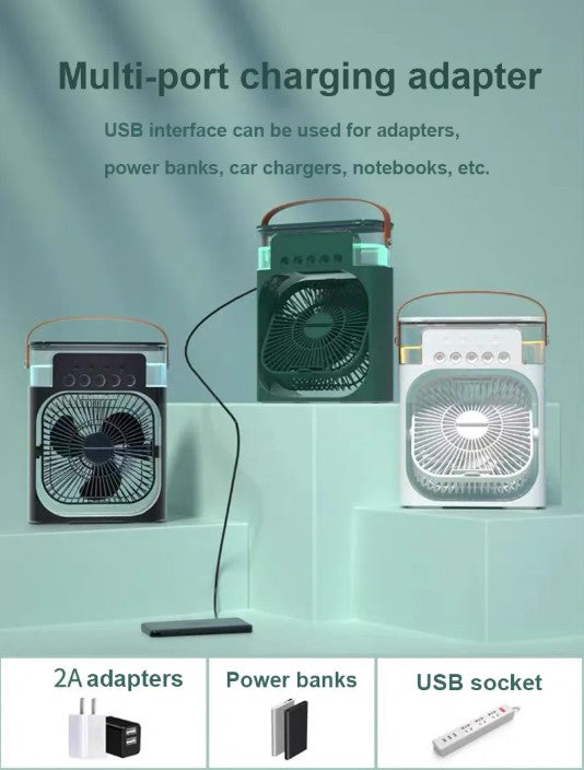 BreezeGlow — 3-in-1 Fan with Light & Glow