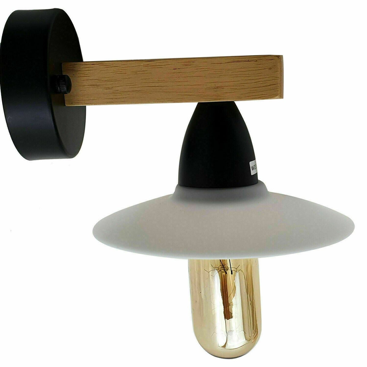 Vintage Modern Indoor White Wall Sconce Wall Light E27 Lamp Fitting Fixture ~6229-4
