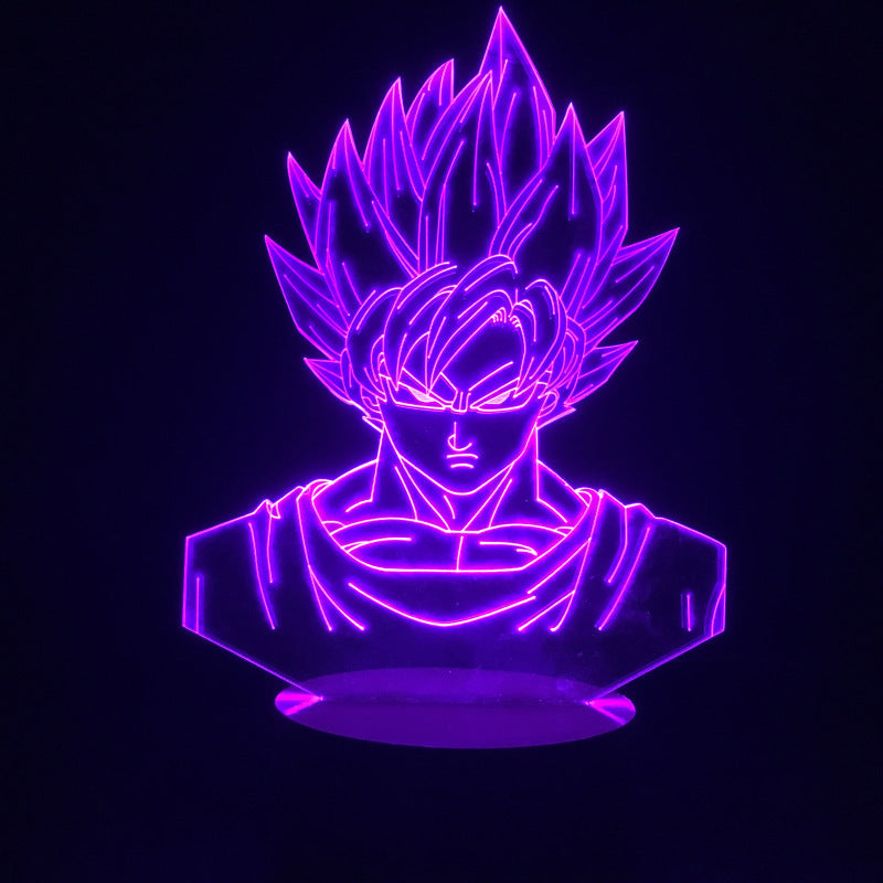 PixelGlow — Goku 3D Illusion Night Light
