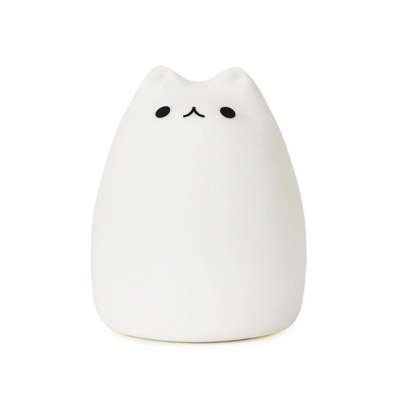 Cute Cat Shaped LED Night Light for Home Decor