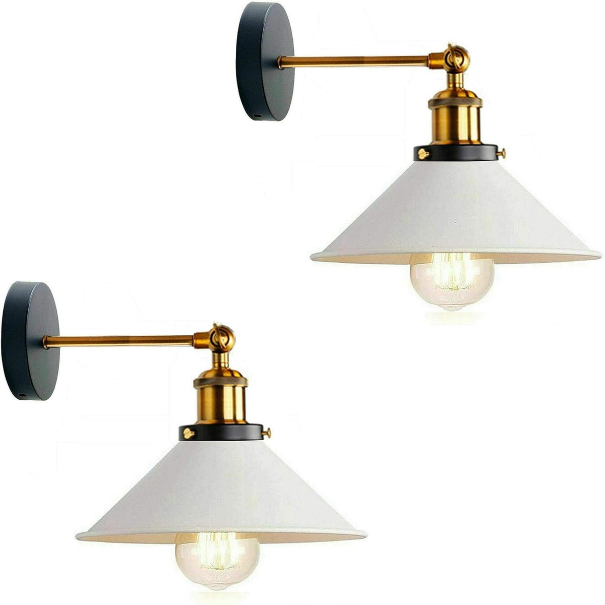 Industrial Metal Wall Sconce LED Light Fixtures ~ 6278-6