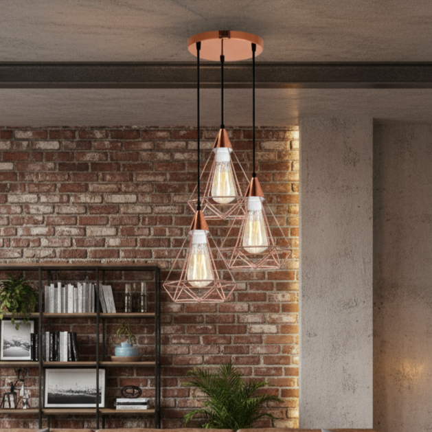 Industrial Metal Ceiling Pendant Lamp ~6354-0