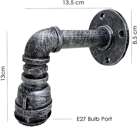 Wall Lights Vintage Modern Industrial Rustic Steampunk Metal Waterpipe UK~2170-2