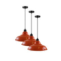 3-Pack Industrial Pendant Lights Curvy Ceiling Lamp ~6616-5