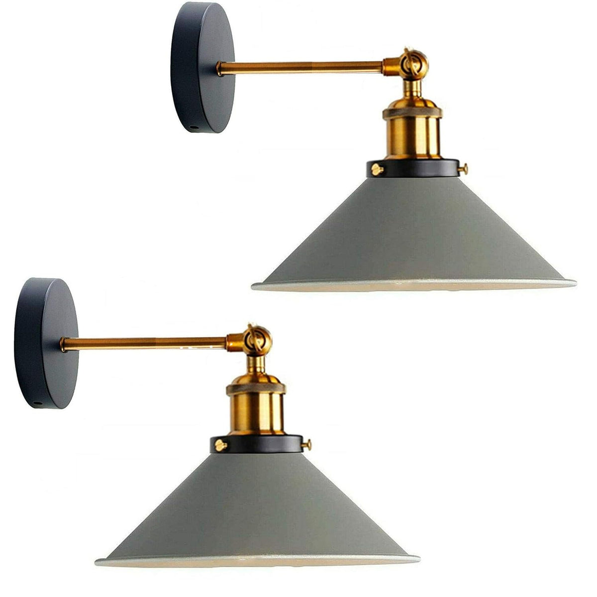 Industrial Metal Wall Sconce LED Light Fixtures ~ 6278-10
