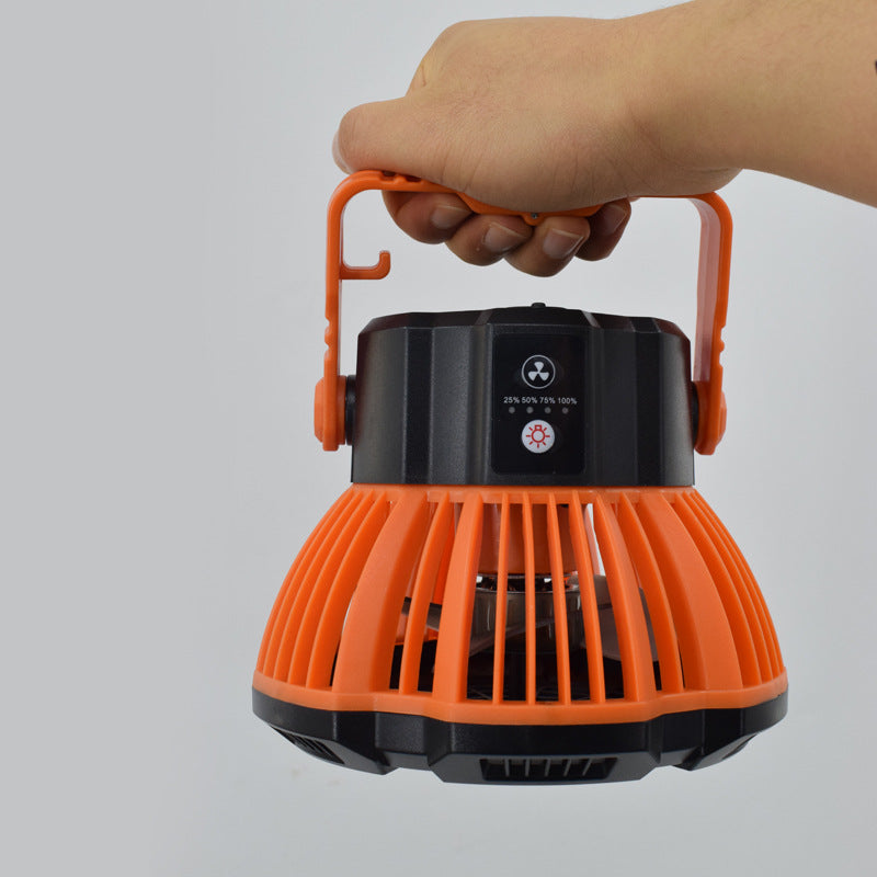 CampBreeze — Portable Fan with Light & Remote