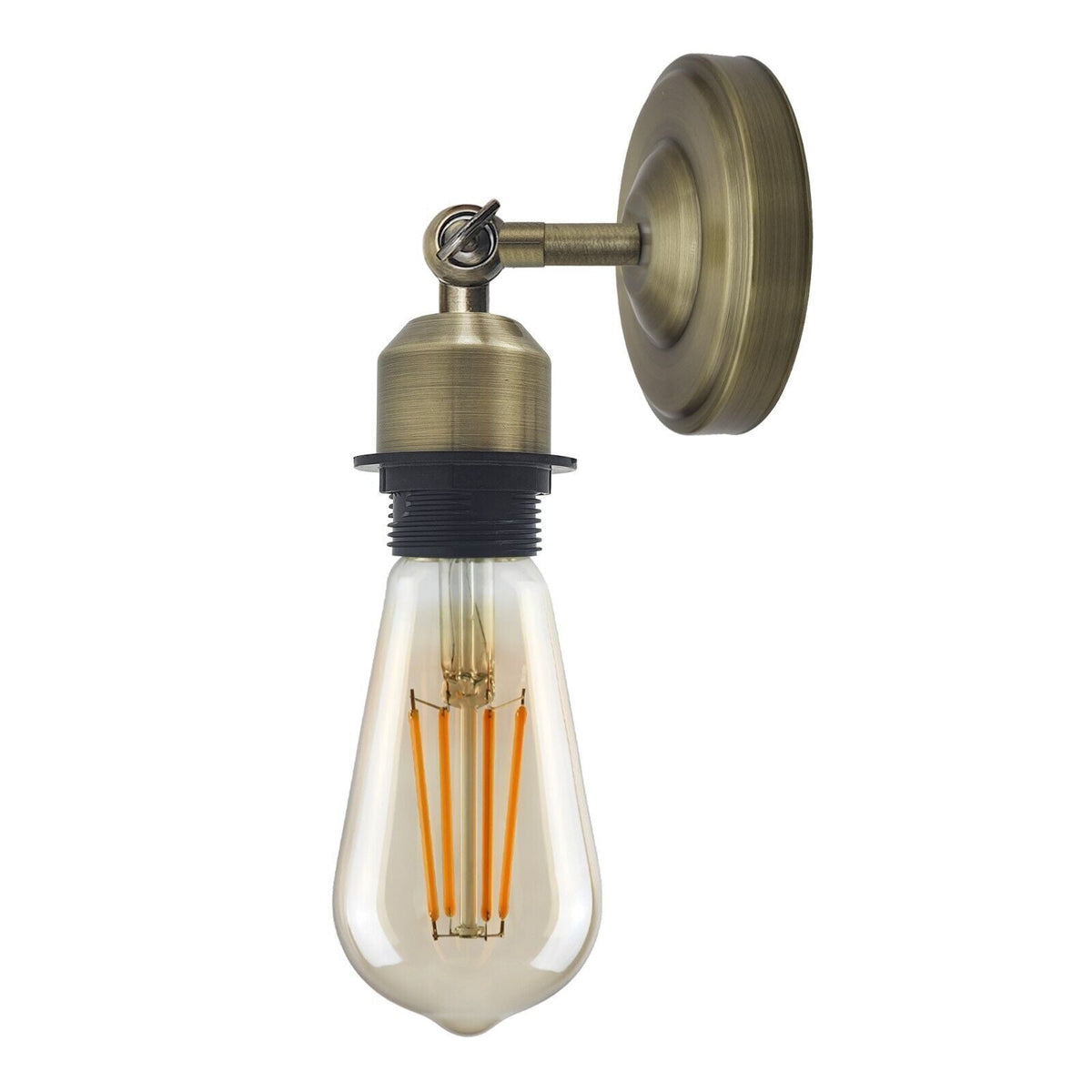 Industrial Wall Sconce Adjustable Arm Vintage Metal Wall Light E27~6012-6
