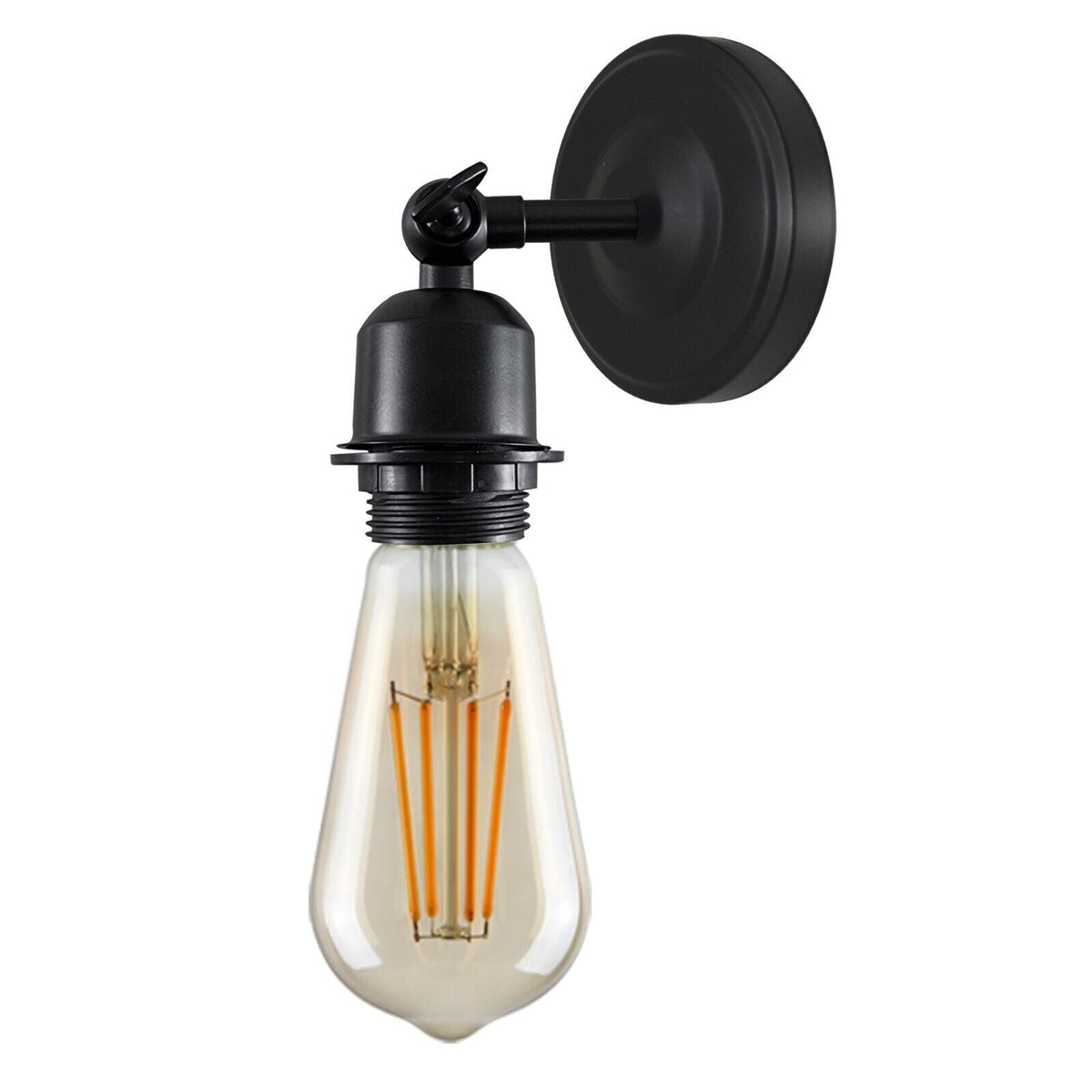 Industrial Wall Sconce Adjustable Arm Vintage Metal Wall Light E27~6012-1