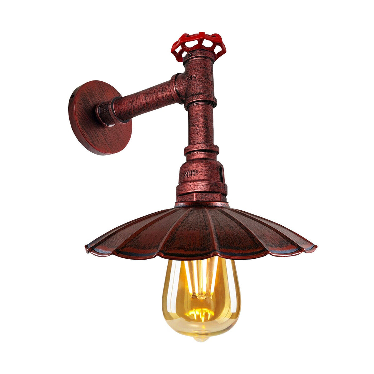 Vintage Industrial Steampunk Pipe Wall Light E27~ 5861-8