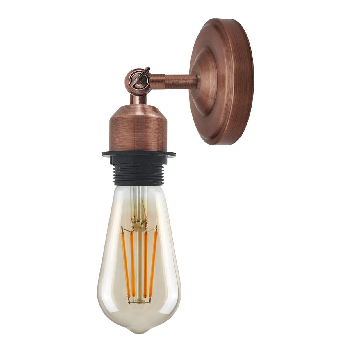 Industrial Wall Sconce Adjustable Arm Vintage Metal Wall Light E27~6012-8