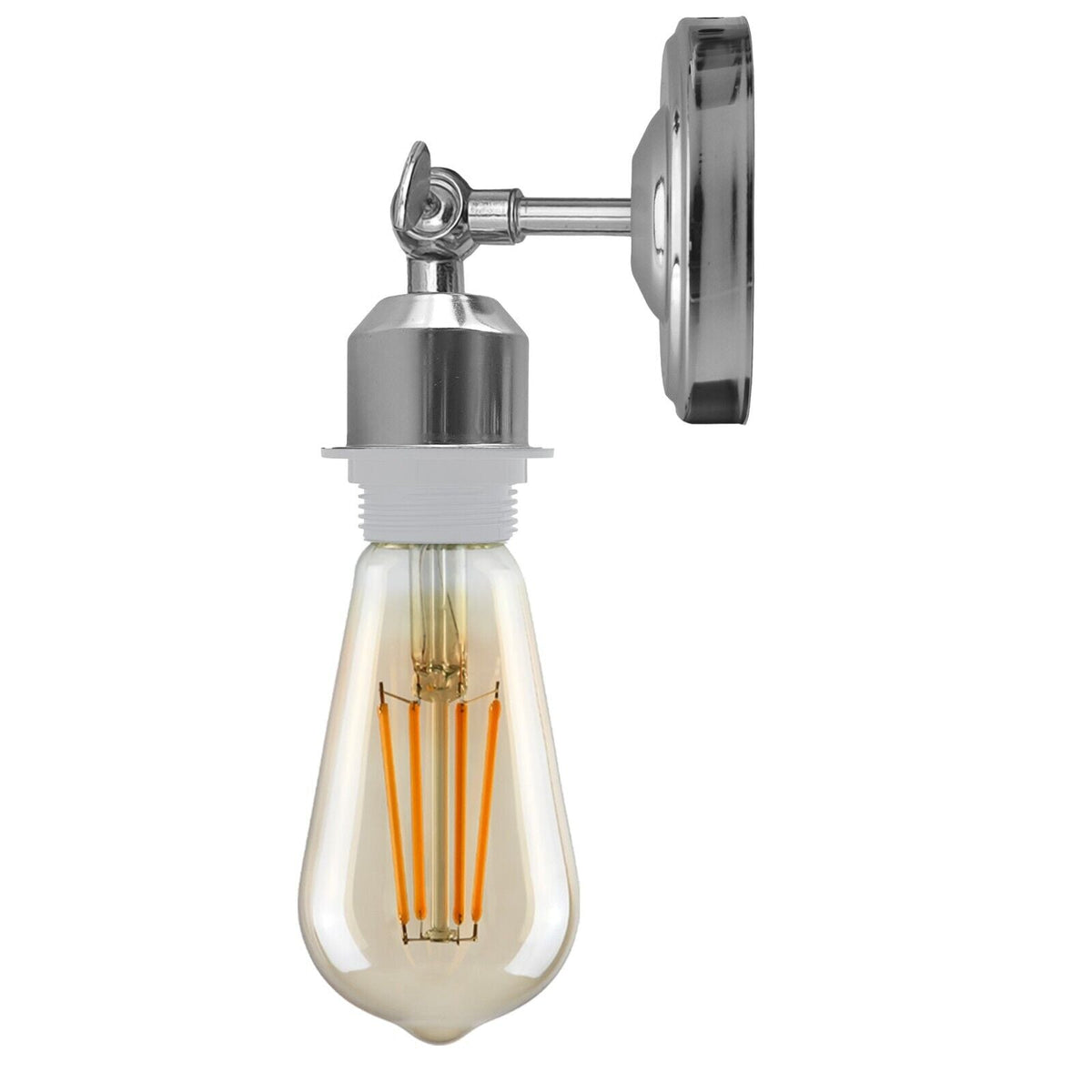 Industrial Wall Sconce Adjustable Arm Vintage Metal Wall Light E27~6012-10