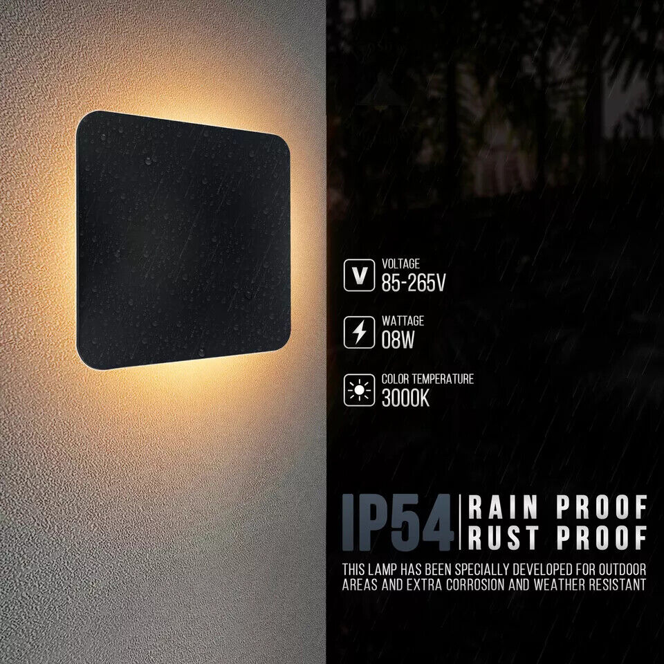 Modern LED Up/Down Wall Light IP54 Waterproof Design ~5987-2