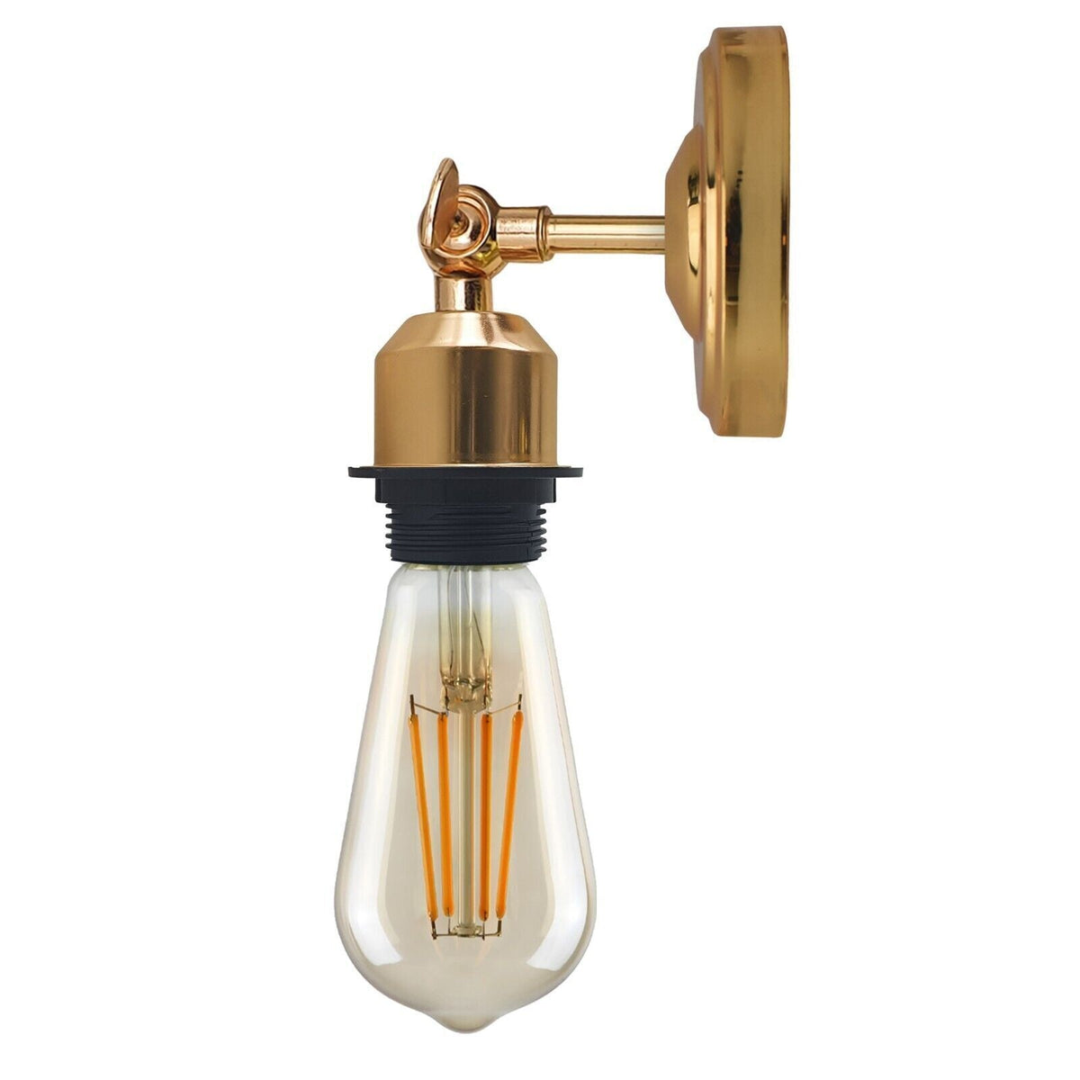 Industrial Wall Sconce Adjustable Arm Vintage Metal Wall Light E27~6012-12
